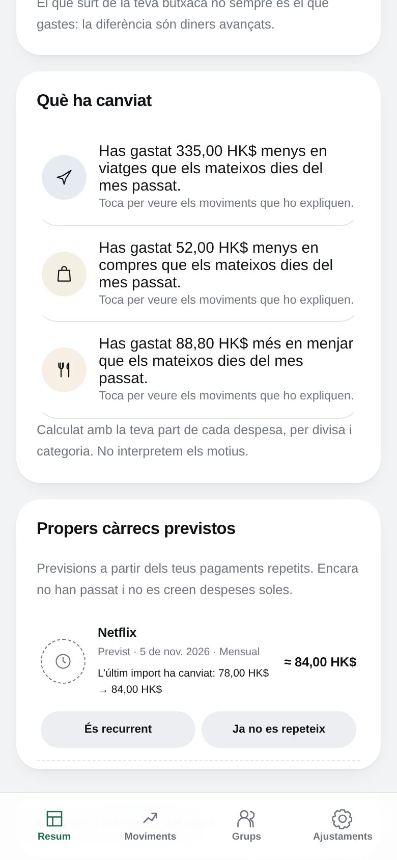 Què ha canviat i propers càrrecs previstos